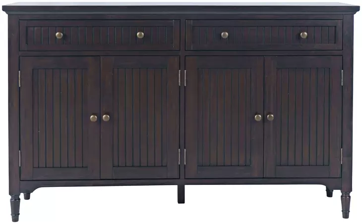 Bridgton Mahogany 4 Door Sideboard Cabinet