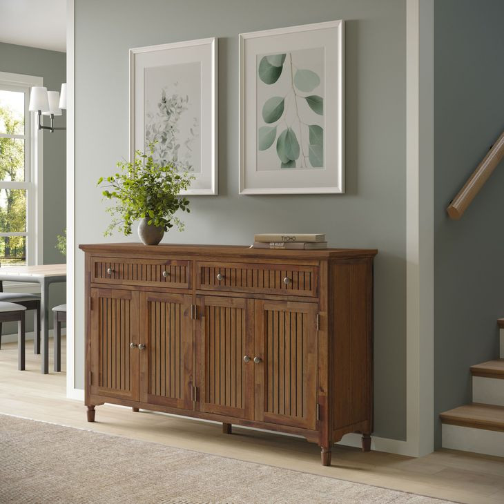 Bridgton Chestnut 4 Door Sideboard