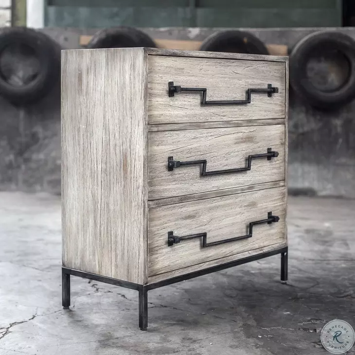 Myrina Aged Ivory Accent Chest