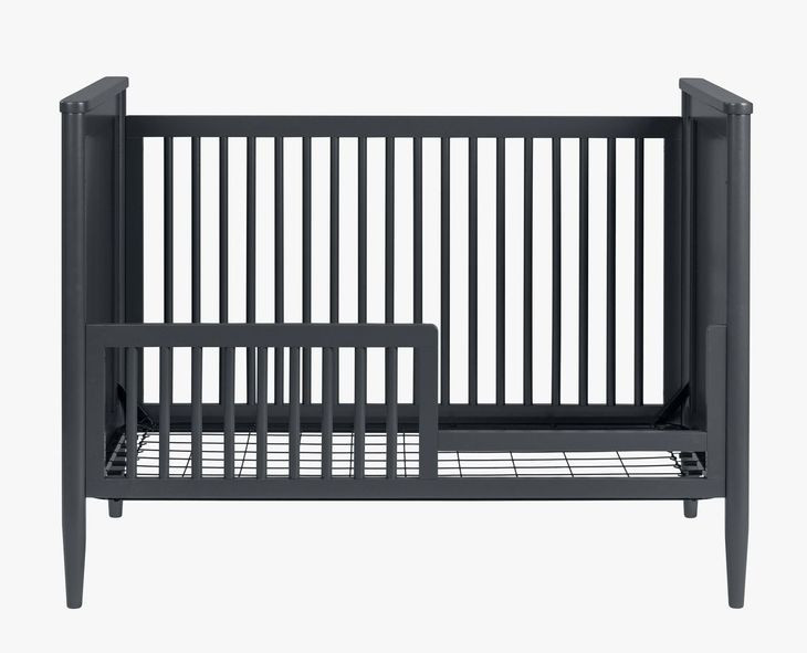 Modern Nursery Iron Ore Convertible Crib