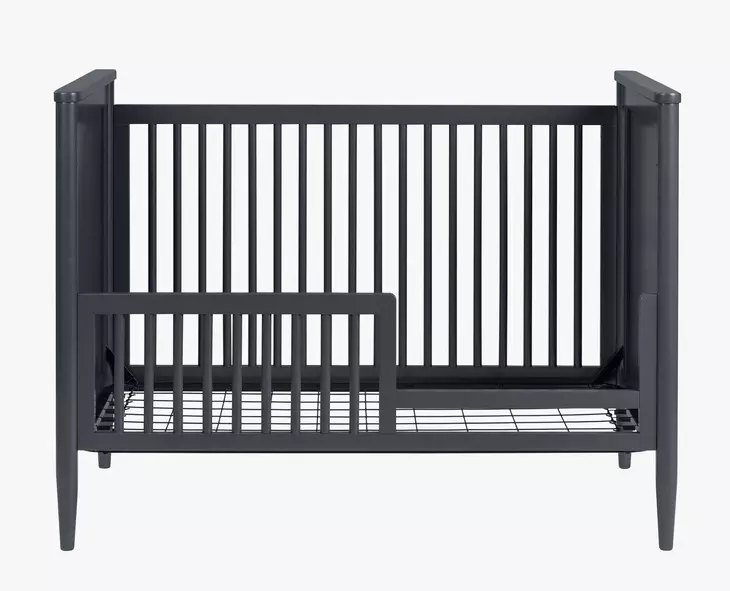 Modern Nursery Iron Ore Convertible Crib