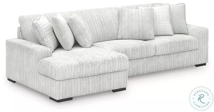 Stupendous Alloy 2 Piece Sectional with LAF Chaise