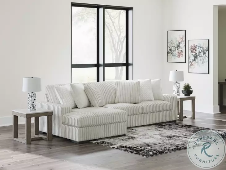 Stupendous Alloy 2 Piece Sectional with LAF Chaise