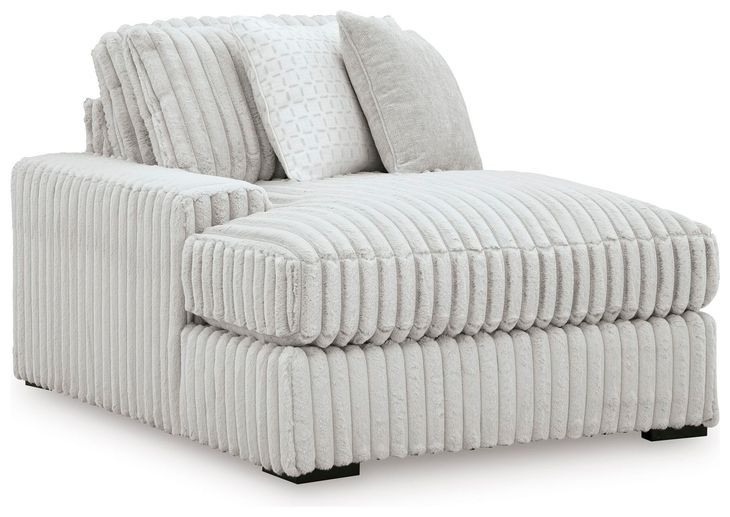 Stupendous Gray 3 Piece Modular Sectional with Chaise