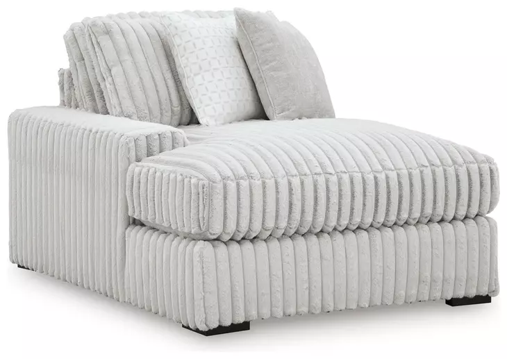 Stupendous Gray 3 Piece Modular Sectional with Chaise