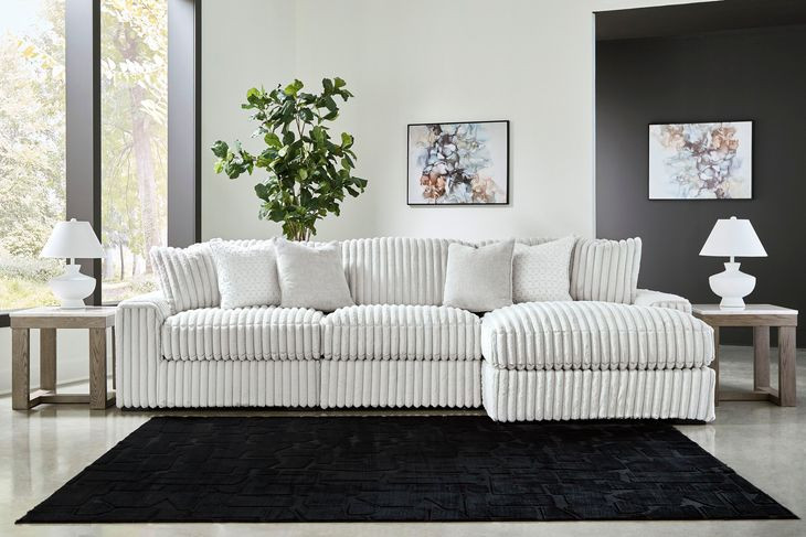 Stupendous Alloy 3 Piece Modular Sectional with Chaise