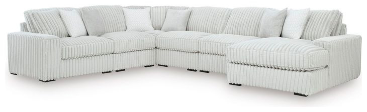 Stupendous Alloy 6 Piece Modular Sectional with Chaise