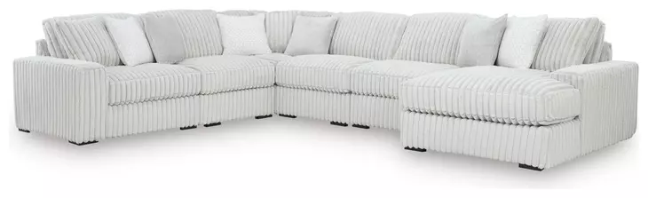 Stupendous Alloy 6 Piece Modular Sectional with Chaise