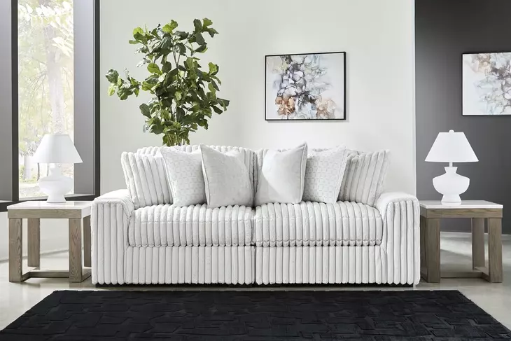 Stupendous Alloy 2 Piece Modular Sectional Sofa with Pillows