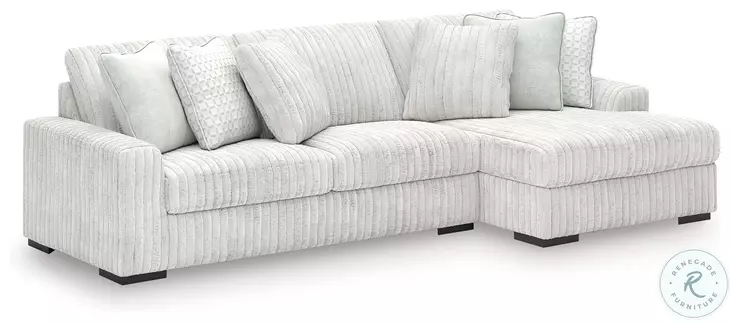 Stupendous Alloy 2 Piece Sectional with RAF Chaise