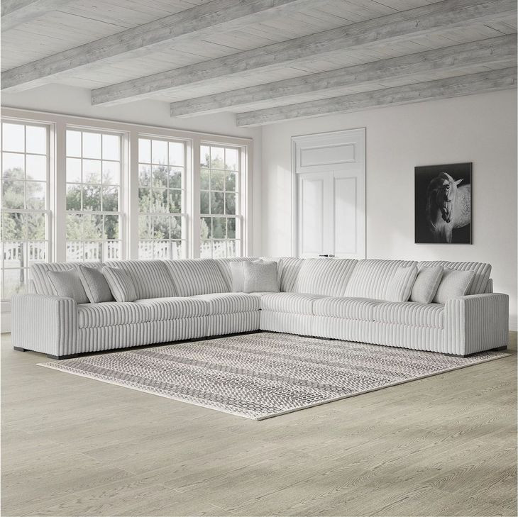 Stupendous Alloy 5 Piece Sectional