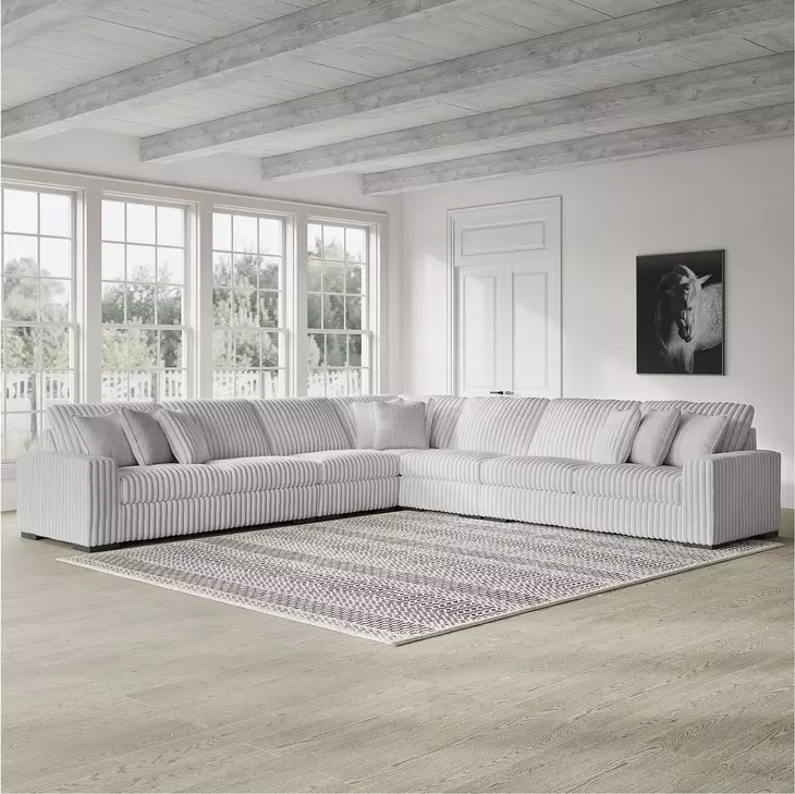 Stupendous Alloy 5 Piece Sectional