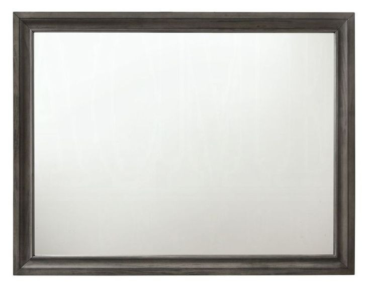 Naima Gray Rectangular Dresser Mirror