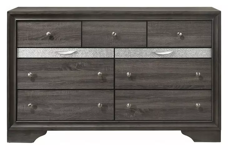 Naima Gray 9 Drawer Dresser