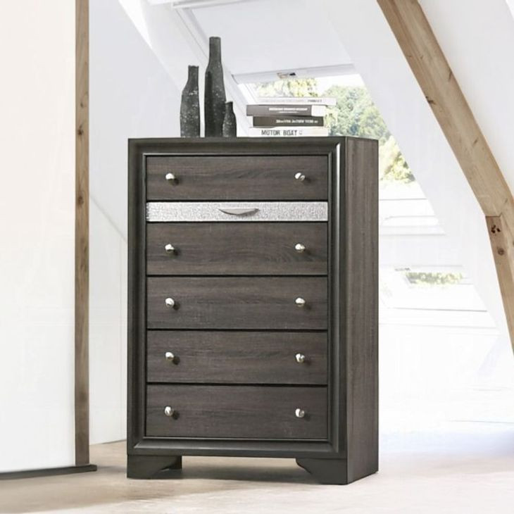 Naima Gray 6 Drawer Chest