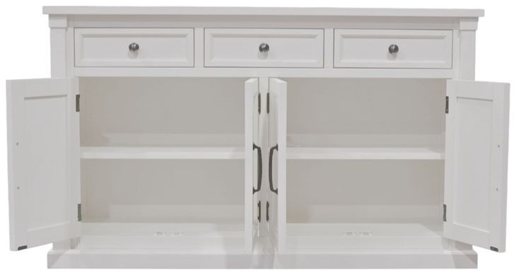 Hampton White Round Dining Room Set