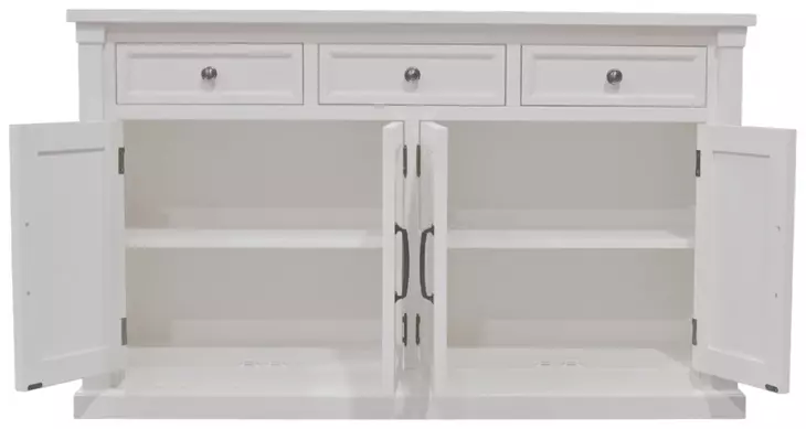 Hampton White Round Dining Room Set