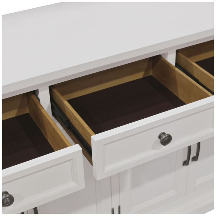 Hampton White 4 Doors Sideboard