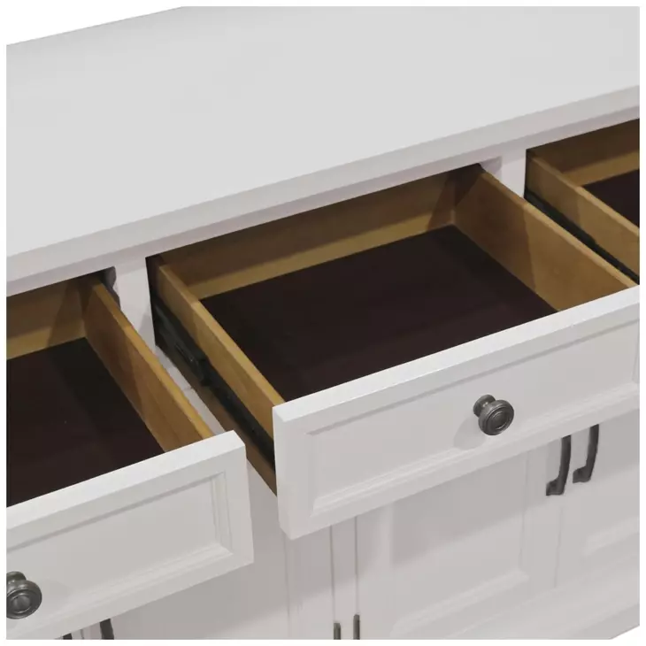 Hampton White 4 Doors Sideboard