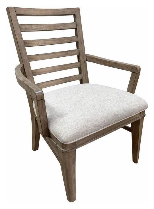Meadowbrook Sand Upholstered Arm Chair Set of 2