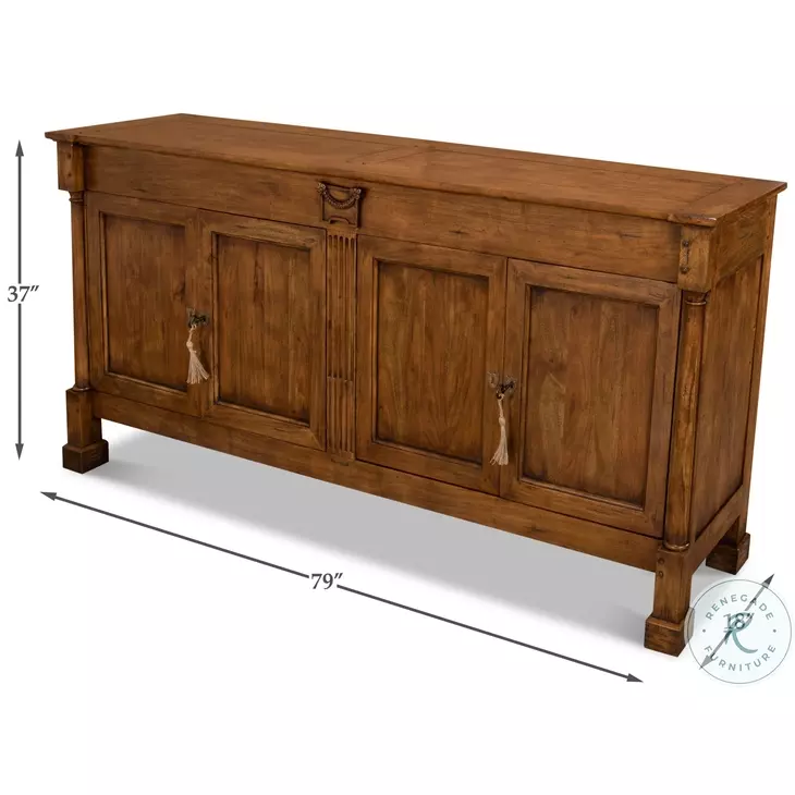 Caracole Fruitwood Brown Credenza