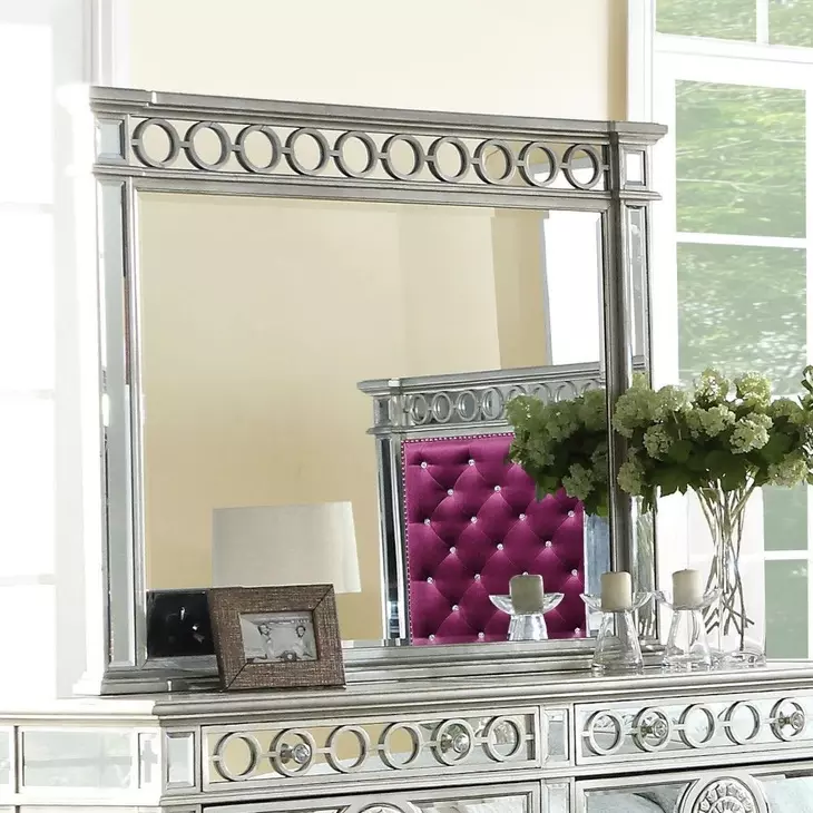 Varian Silver Rectangular Dresser Mirror