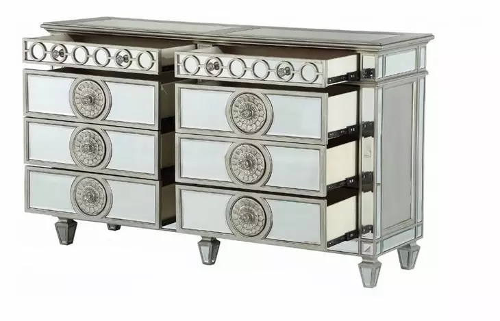 Varian Silver 8 Drawer Dresser