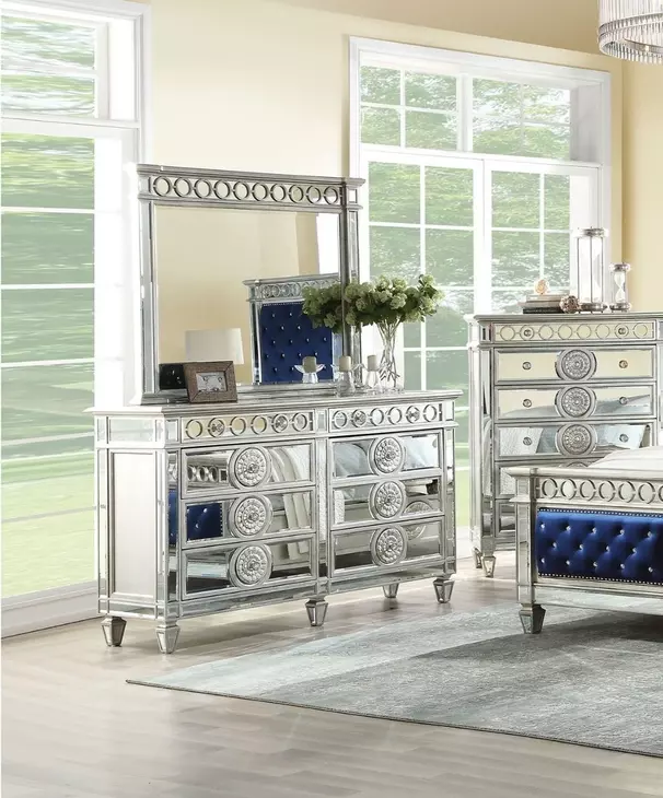 Varian Silver 8 Drawer Dresser