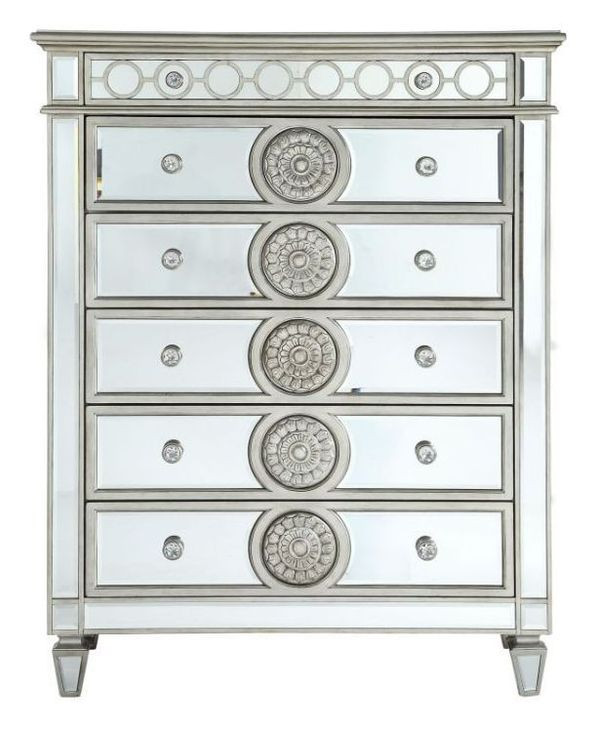 Varian Silver 6 Drawer Chest