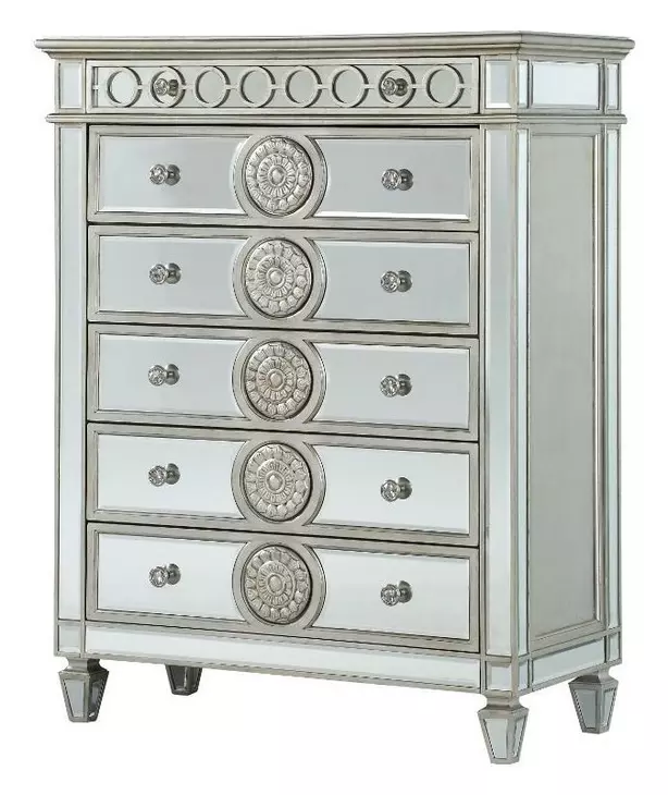 Varian Silver 6 Drawer Chest