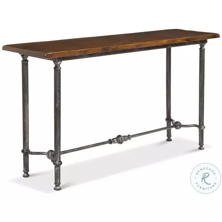 Layton Natural Gray Lodge Console Table