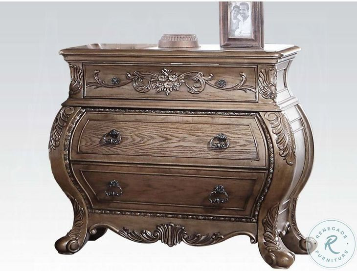 Ragenardus Vintage Oak Nightstand