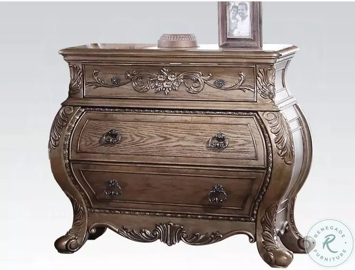 Ragenardus Vintage Oak Nightstand