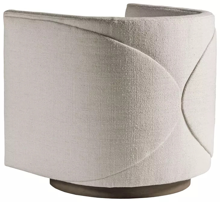 Ingrid Ivory Upholstered Swivel Chair