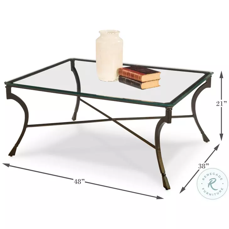 Camargues Black Square Cocktail Table