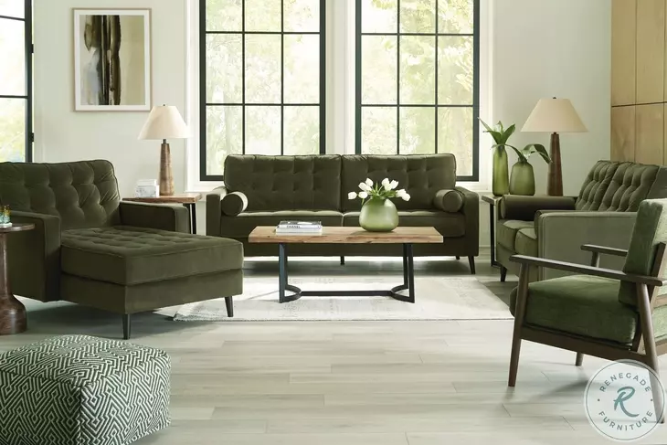 Reveon Lakes Green 61" Loveseat