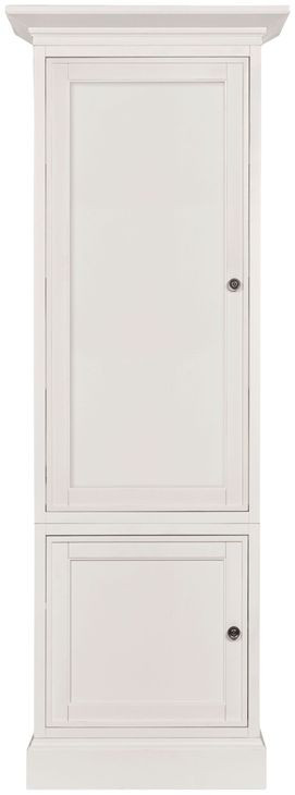 Structures White 2 Door Single Display Cabinet
