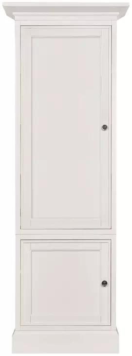 Structures White 2 Door Single Display Cabinet