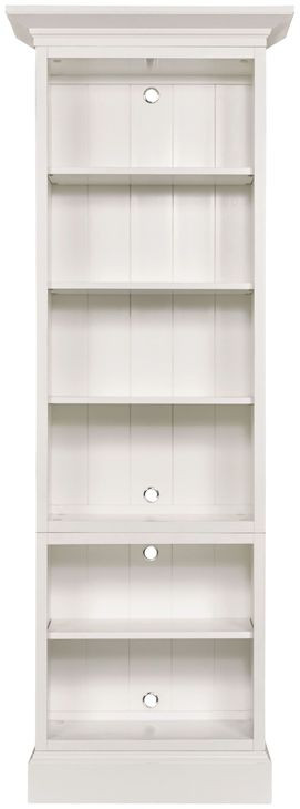 Structures White Bookcase Cabinet with 6 Shelves