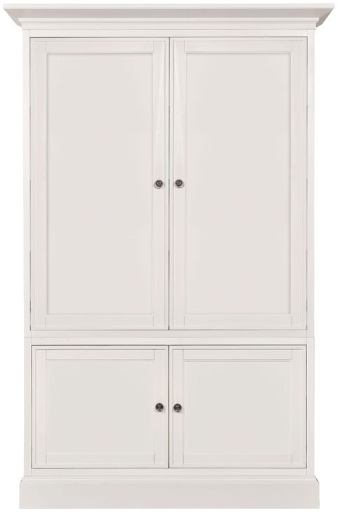 Structures White 4 Door Display Cabinet