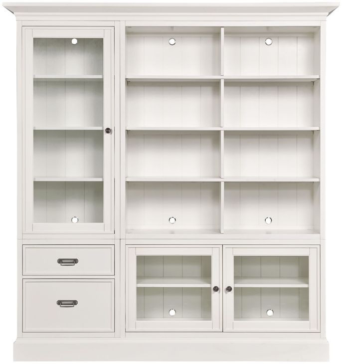 Structures White 81"  Triple Multi Use Storage Unit with 3 Doors
