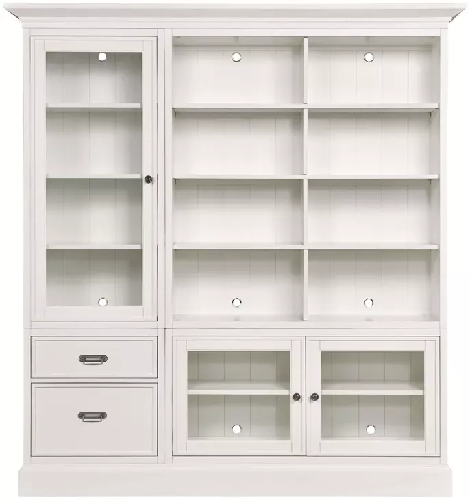 Structures White 81" Triple Multi Use Storage Unit with 3 Doors