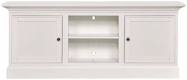 Structures White 81" Entertainment Console with 2 Doors