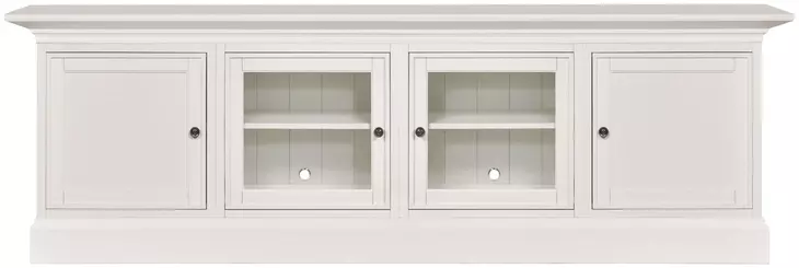 Structures Quad White 106" Entertainment Console with 4 Doors
