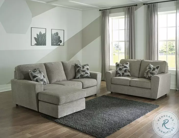 Cascilla Pewter Loveseat