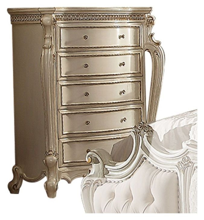Picardy Antique Pearl 5 Drawer Chest