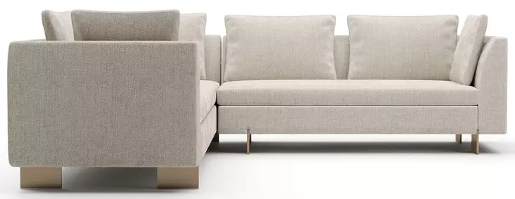 Altura Oatmeal 2 Piece Modular L Sectional with RAF Loveseat