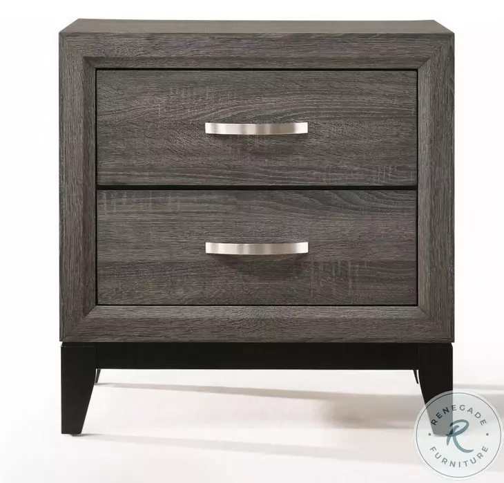 Valdemar Weathered Gray Nightstand
