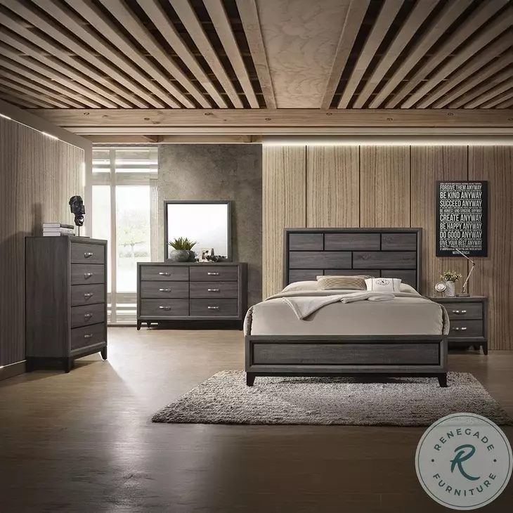Valdemar Weathered Gray Nightstand
