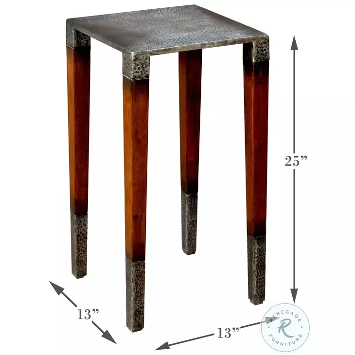 Burnford Brown Accent Table